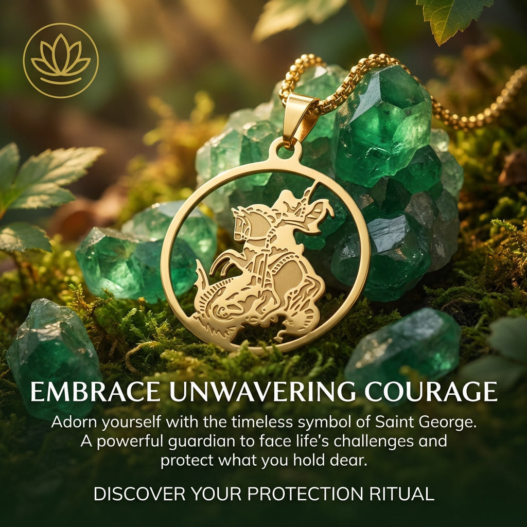 Saint George Protection Necklace
