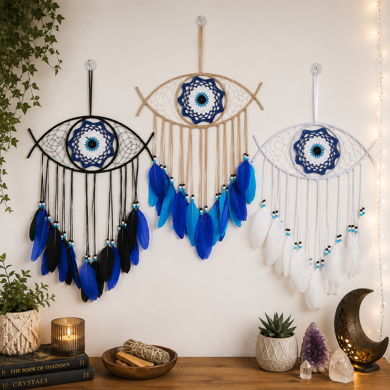 Evil Eye Dreamcatcher Wall Hanging