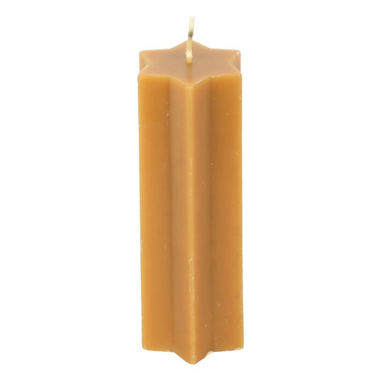 Gold Starry Night Taper Candle