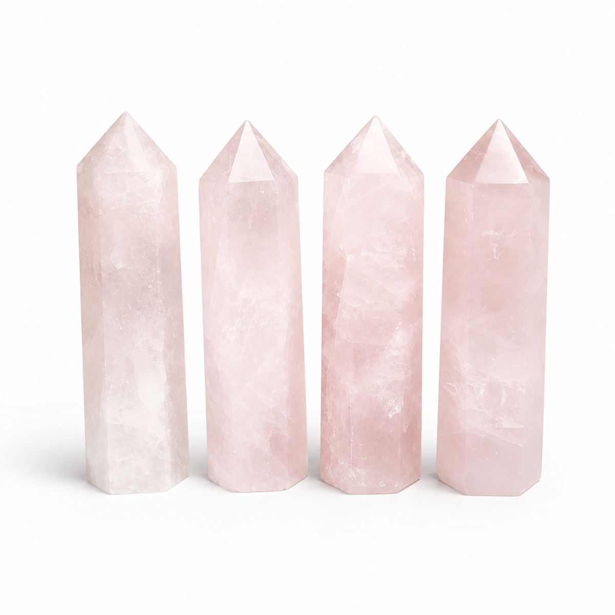 Rose Quartz Crystal Tower – 2.5–3"