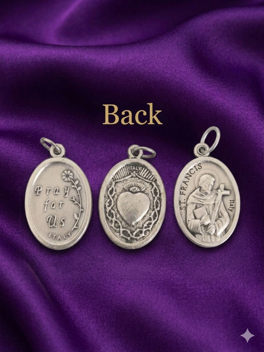 Italian-Made Double-Sided Catholic Holy Medals.
