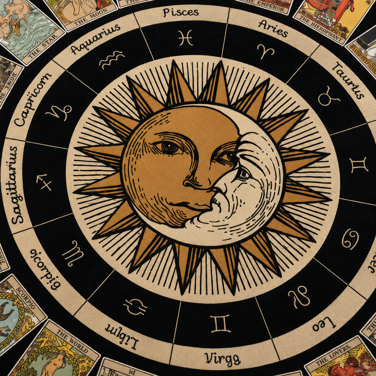 Rider Waite Tarot Cloth