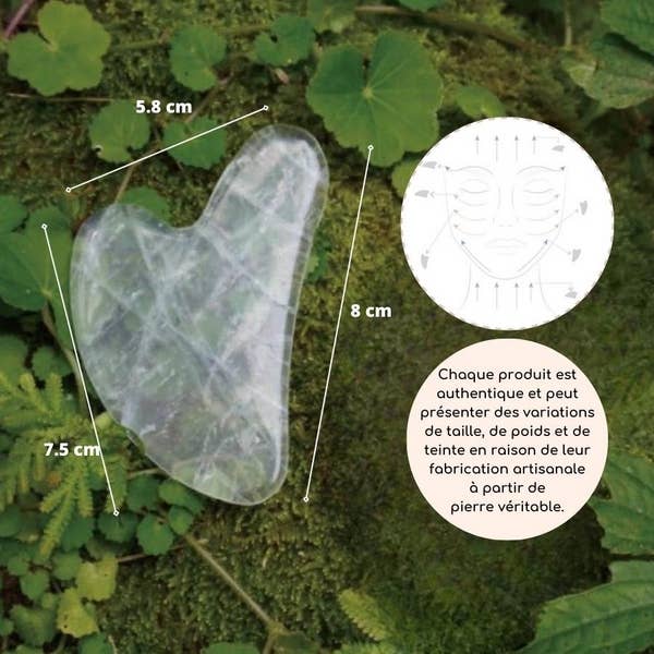 Gua sha beauty accessory | Green Jade Stone