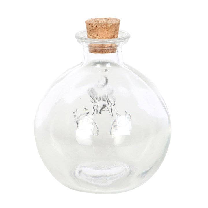 10cm Glass Spell Jar with Recipe Booklet