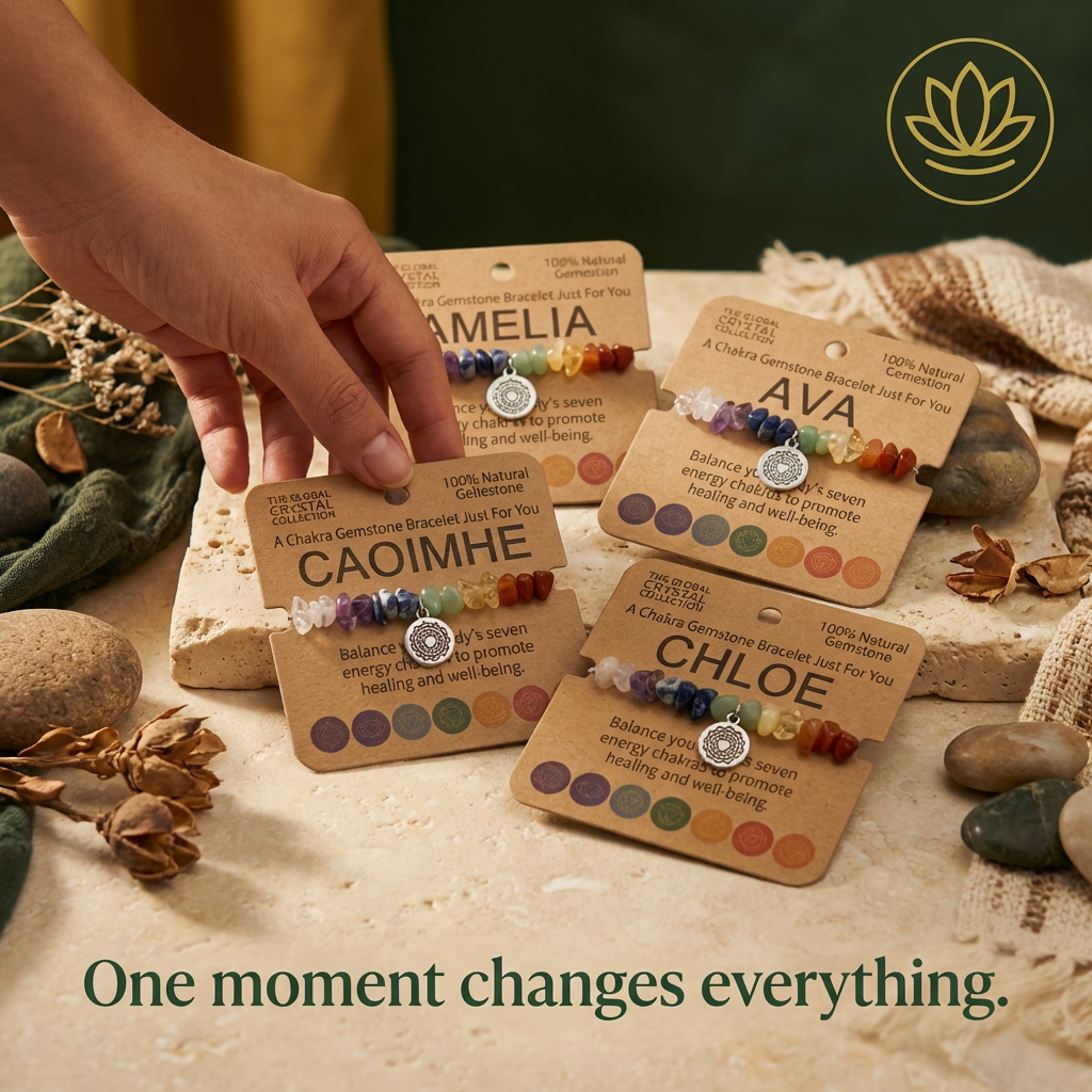 Stress Less Chakra Bracelets with Names