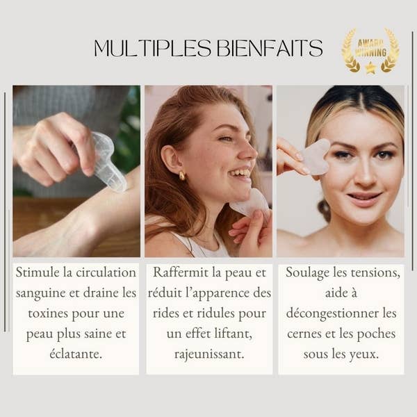 Gua sha beauty accessory | Green Jade Stone