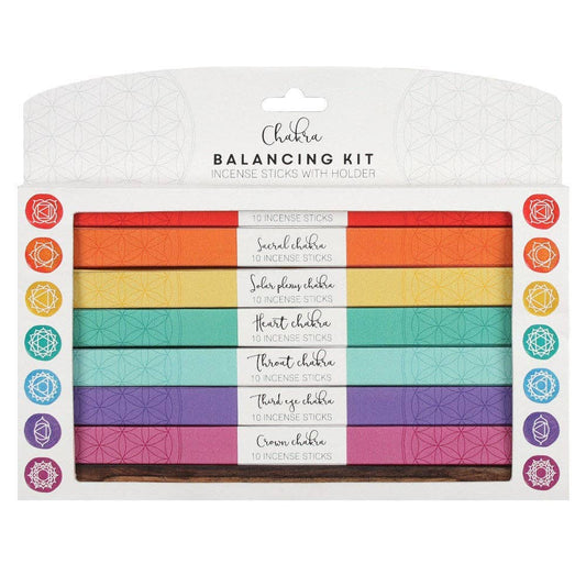 Chakra Incense Balancing Kit | 7 Incenses and Holder