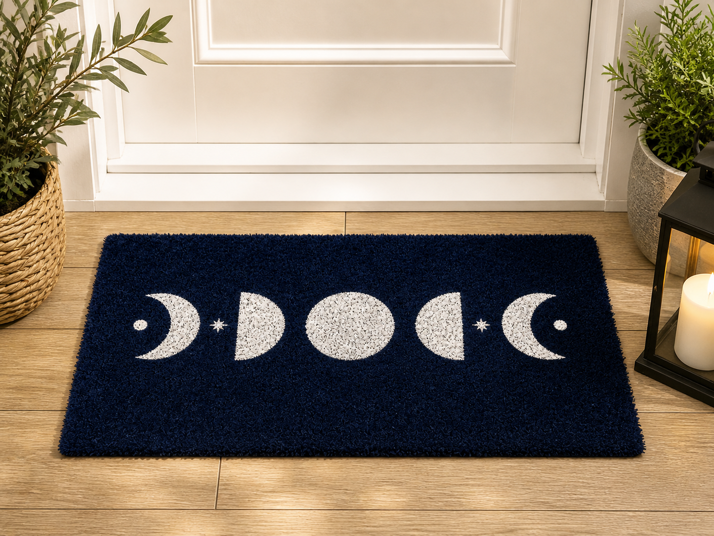 Phases of the Moon Door Mat