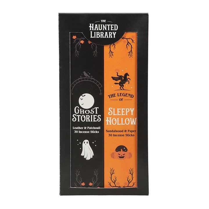 Set of 2 Haunted Library Incense Stick Packs (60 sticks)
