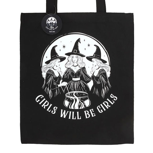 Girls will be Girls Witchy Tote Bag