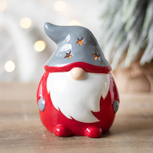 Christmas Gonk Tealight Holder – Starry Hat Design