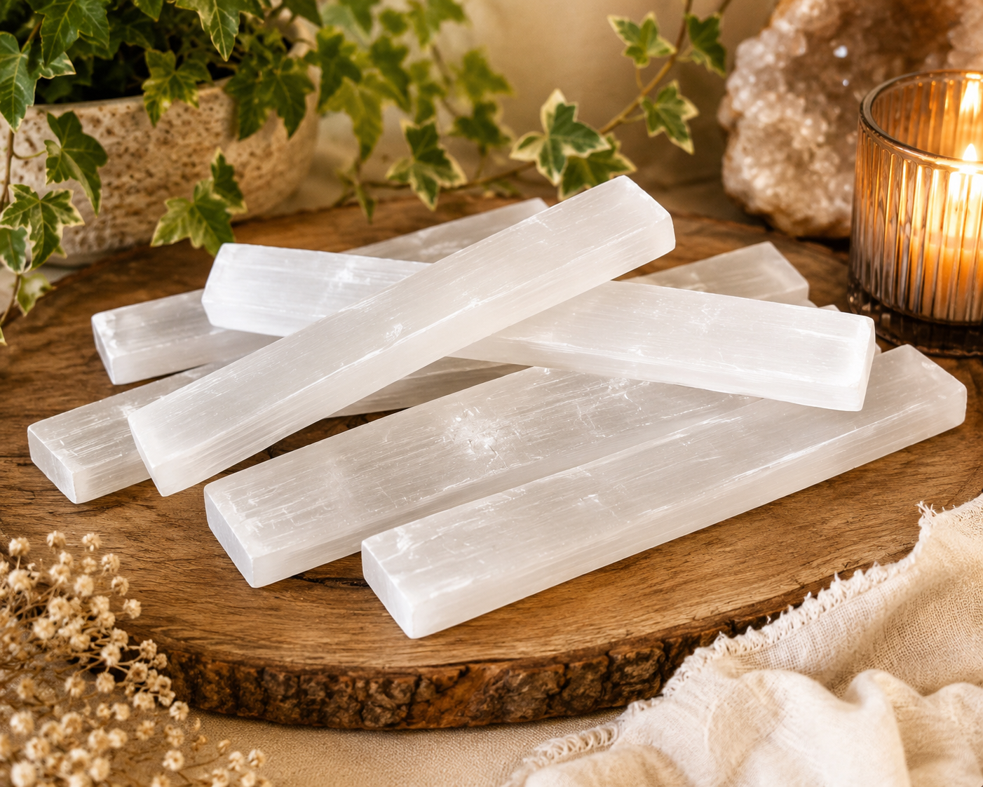 Selenite Charging Bar - Intuitively Chosen