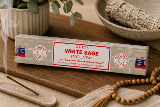 White Sage Incense by Satya - Perfect for Peace, Meditation & balance