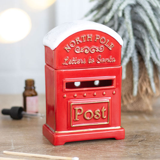 Letters to Santa Postbox Ceramic Oil Burner