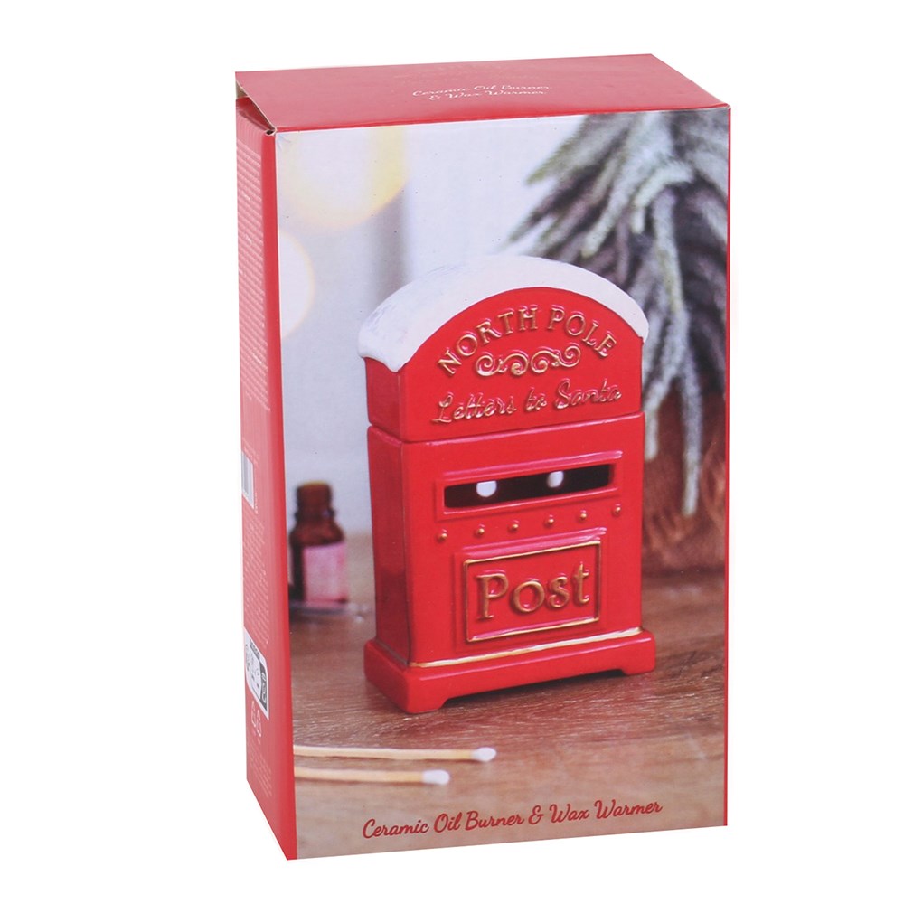 Letters to Santa Postbox Ceramic Oil Burner