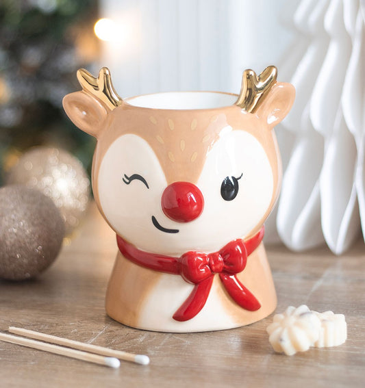 Ruby the Reindeer Ceramic Oil Burner