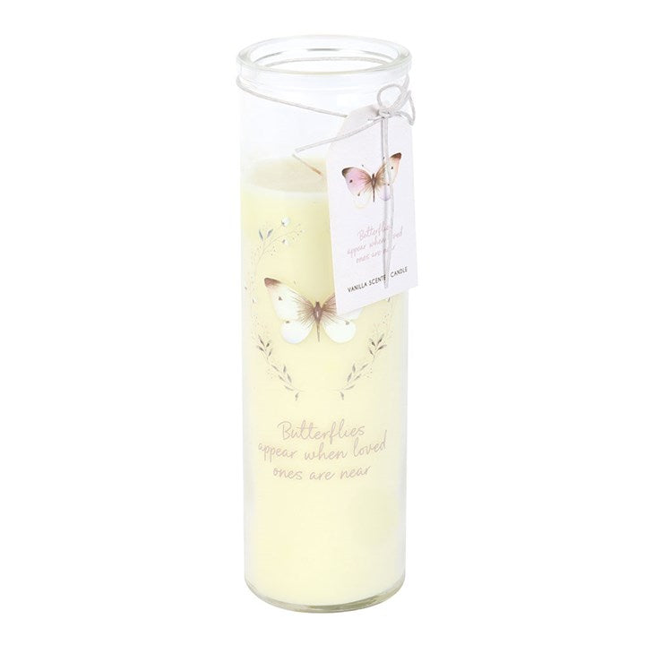 Butterflies Appear - Memorial Tube Candle