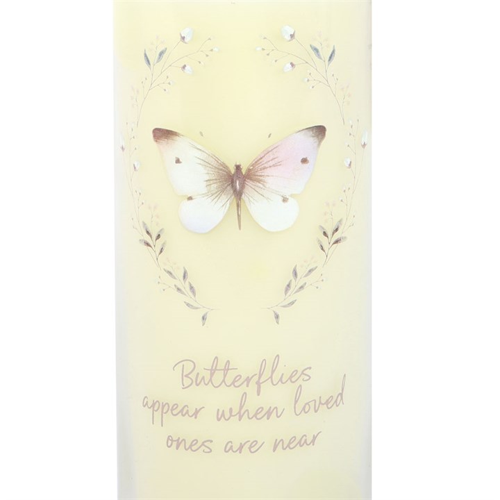 Butterflies Appear - Memorial Tube Candle