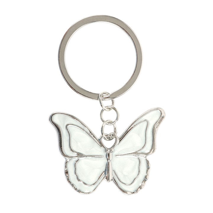 Butterflies appear Keychain | Memorial Gift