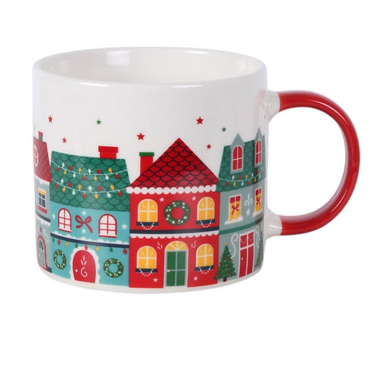 Christmas Street Ceramic Mug 350ml