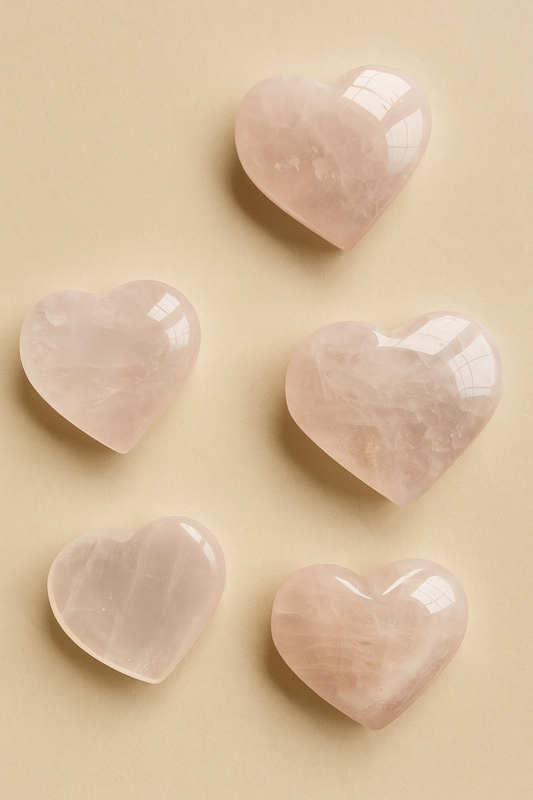 Rose Quartz Hearts