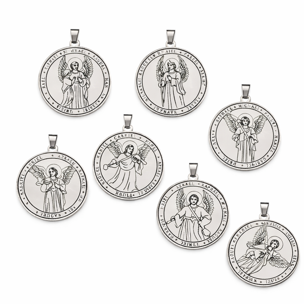 Archangel Protection Necklaces - Silver