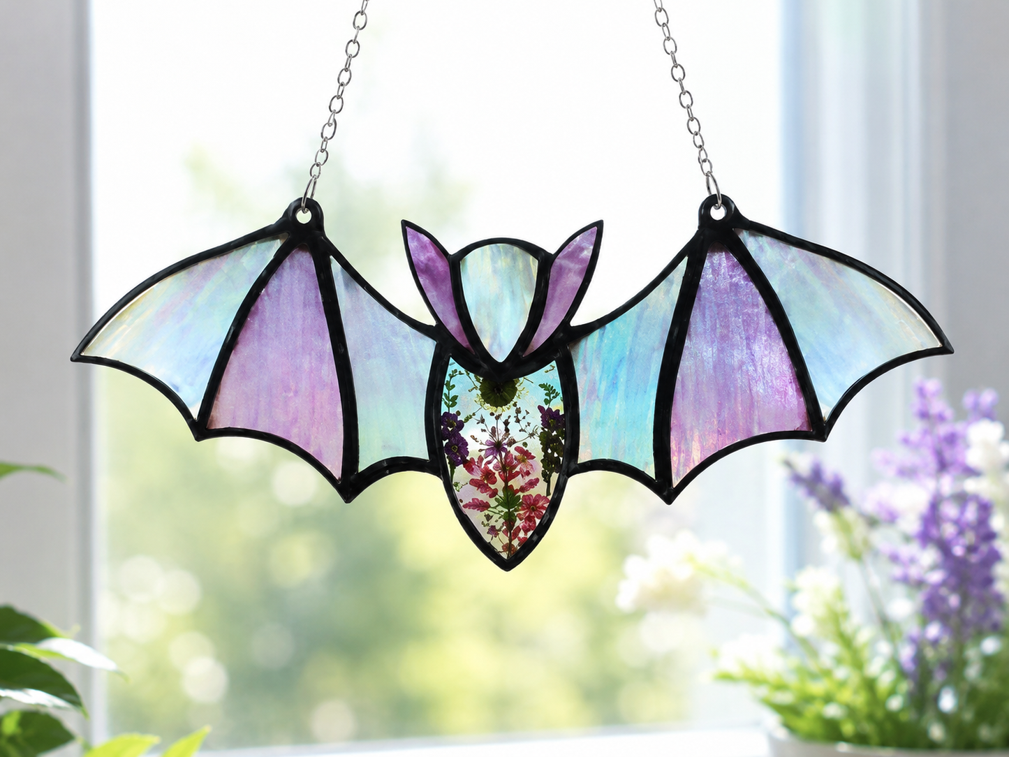 Floral Bat Hanging Decoration