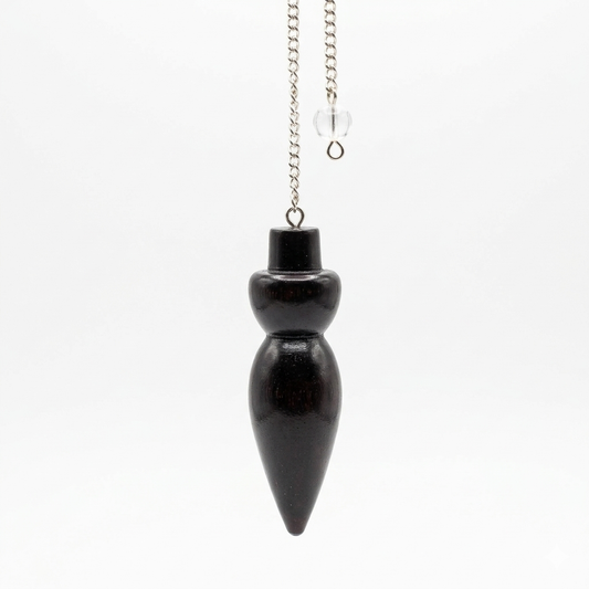 Natural Dark Wood Pendulum