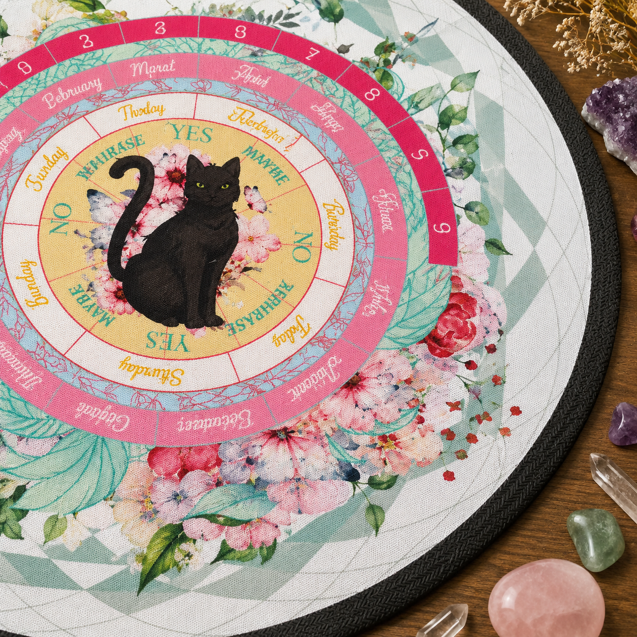 Black Cat Pendulum Mat