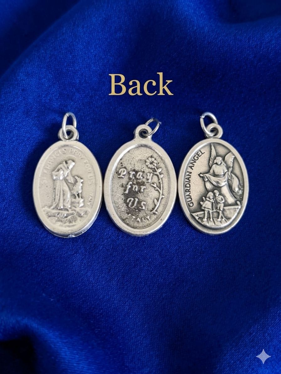Italian-Made Double-Sided Catholic Holy Medals.