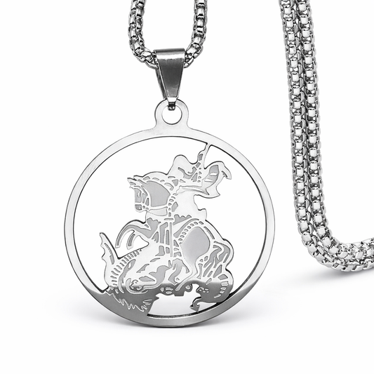 Saint George Protection Necklace