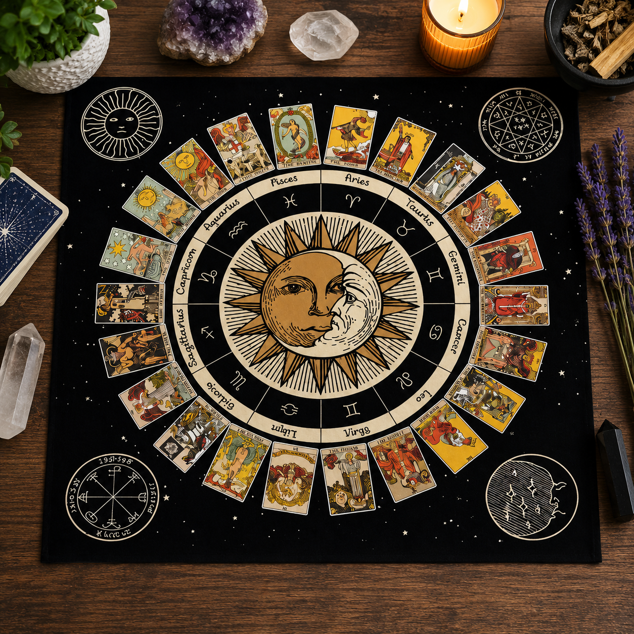 Rider Waite Tarot Cloth