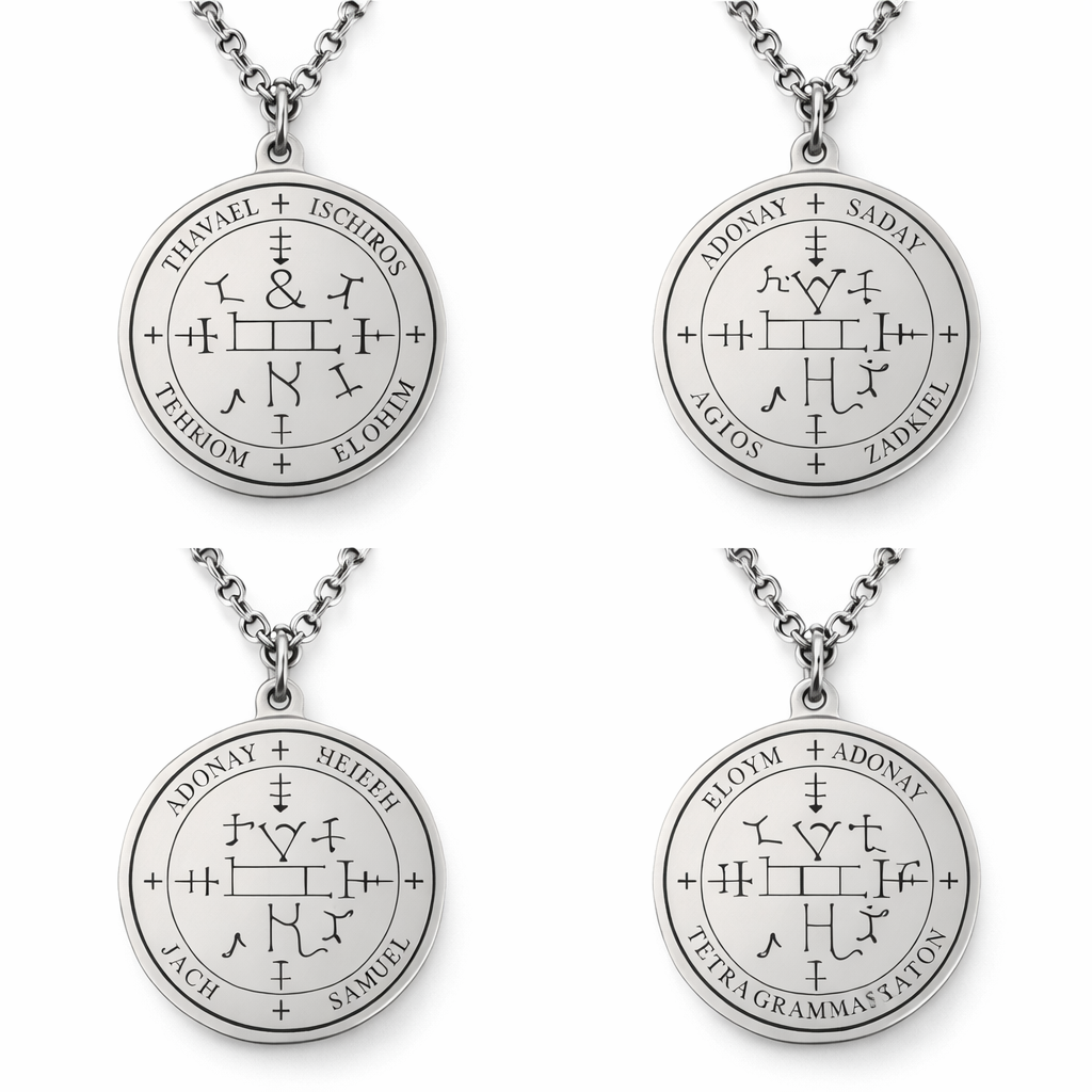 Sacred Names Protection Talisman Necklace