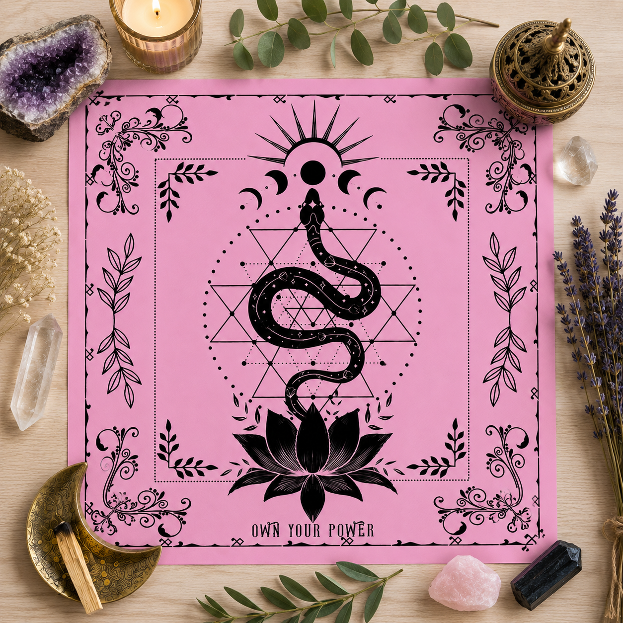 Own Your Power Altar Cloth