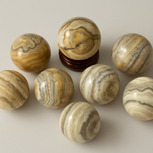 Banded Onyx Spheres