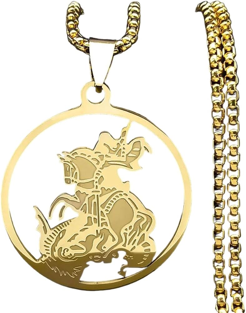 Saint George Protection Necklace