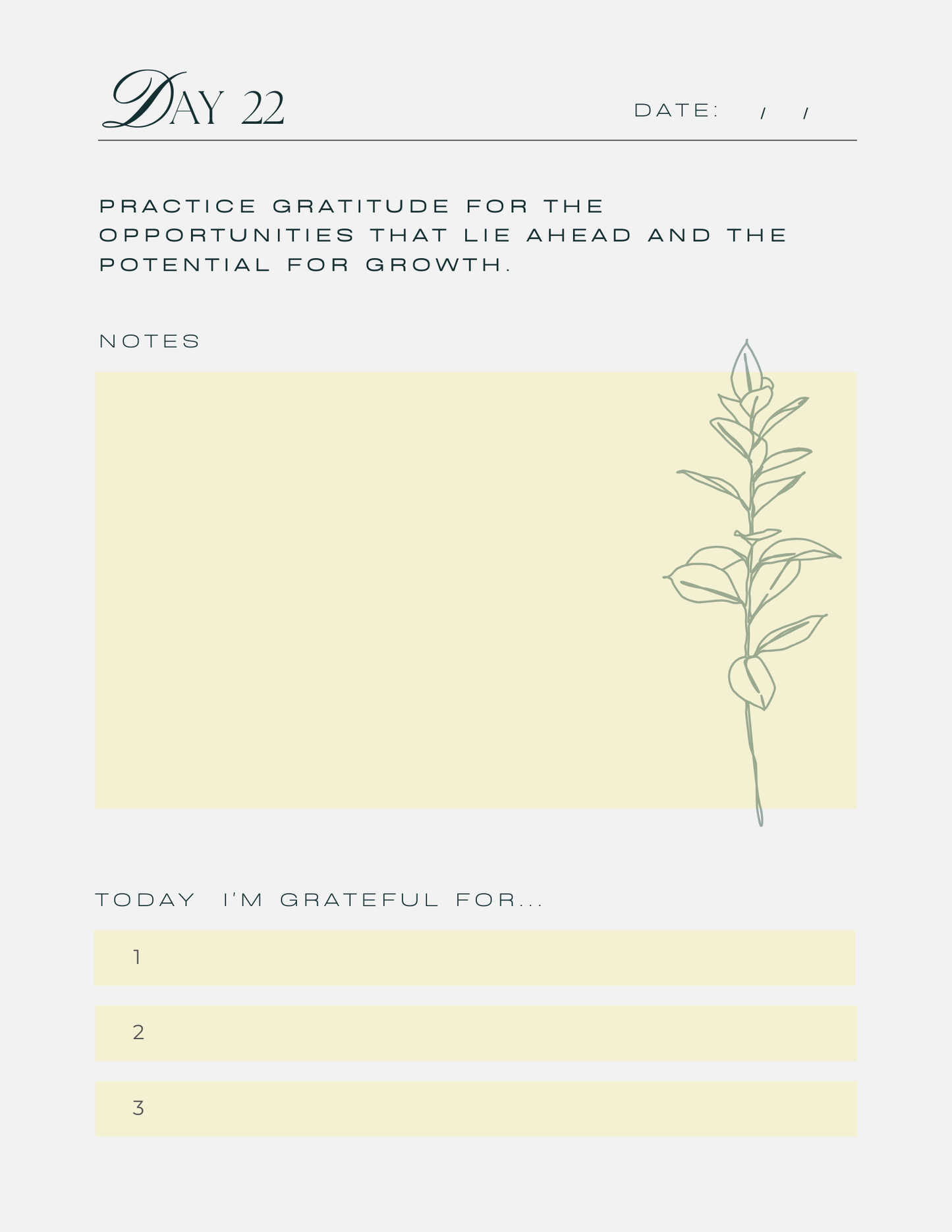 Gratitude Journal – 30 Days to Shift Your Energy & Transform Your Mindset